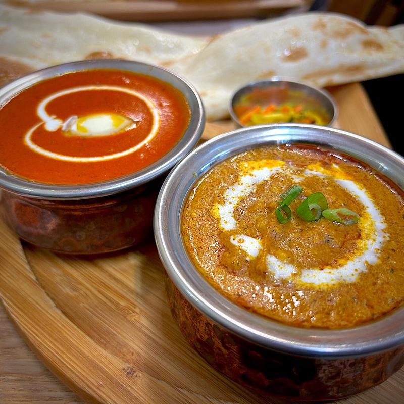 キーマカリー＆チキンマカニカリー(インドレストラン ガネーシャ 長町駅前店)