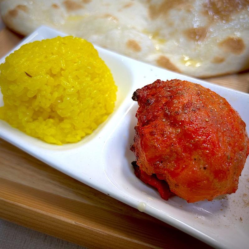 タンドリーティッカ＆サフランライス(インドレストラン ガネーシャ 長町駅前店)