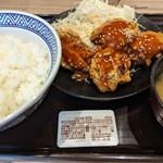 ヤンニョム唐揚げ定食