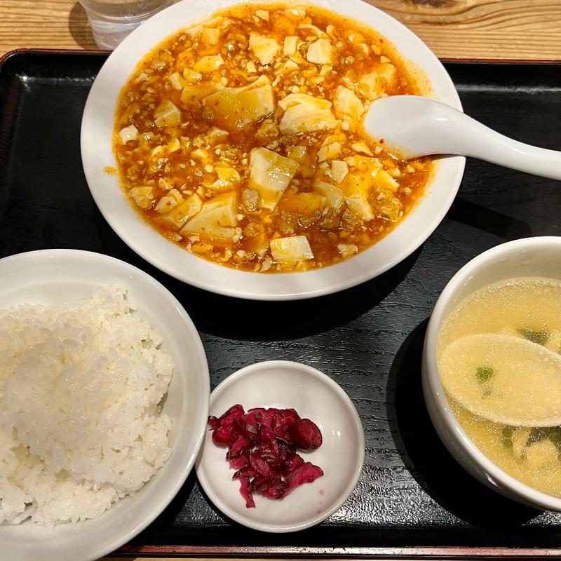 麻婆豆腐定食(ラーメン餃子館 小次郎 歌舞伎町店)