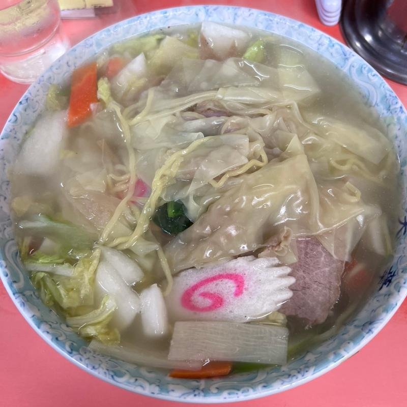 五目チャーシューワンタンメン(中華料理 天華)