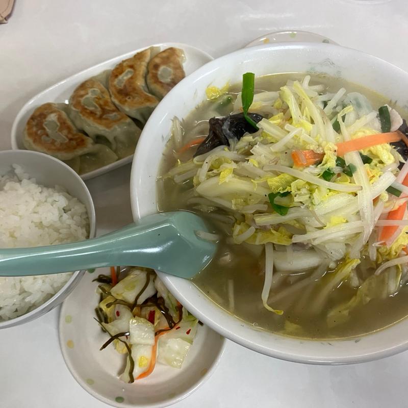 ニンニクタンメン餃子セット(大三元 )