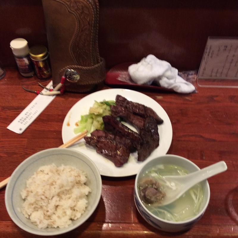 たん焼き定食（6枚）(牛たん料理 閣 ブランドーム本店)