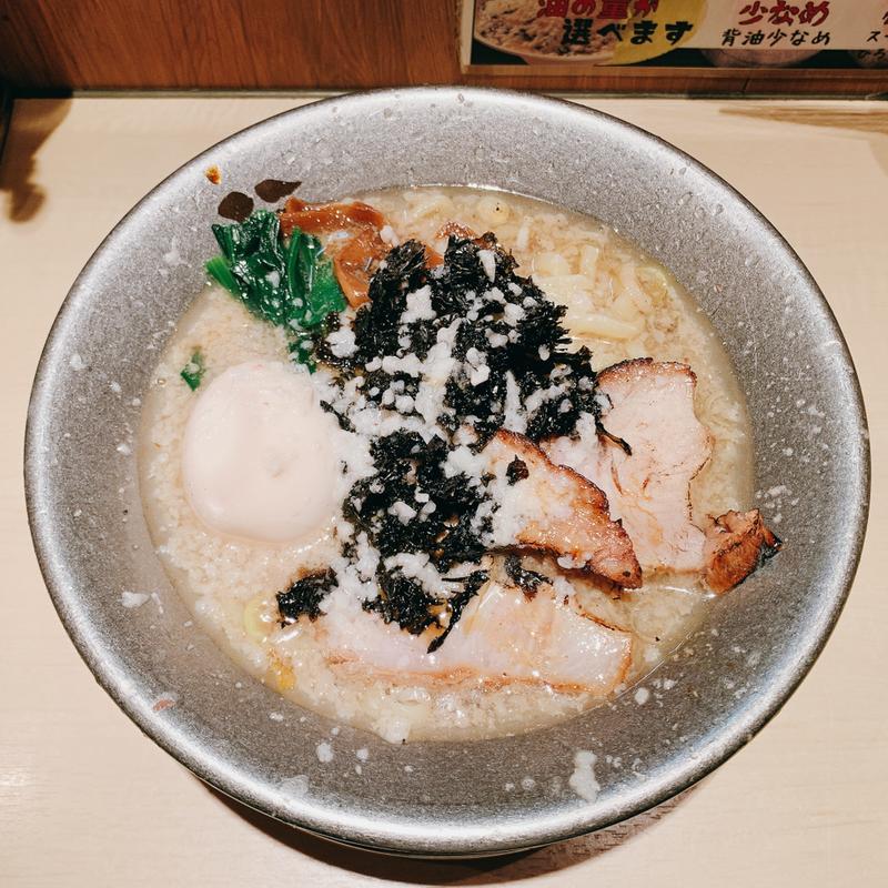 中華そば:味玉(豊潤亭)