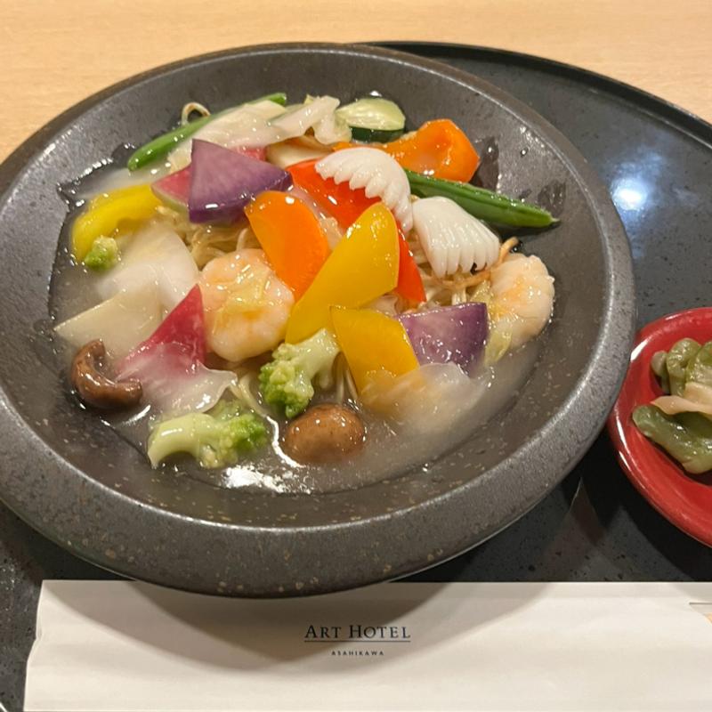 あんかけ焼きそば(和食処　嵐山)