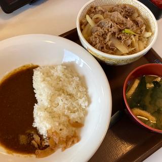 牛丼Wセットランチ(すき家 多摩乞田店 )