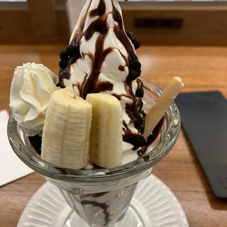 チョコバナナパフェ(ホワイトコージ 札幌ステラプレイス店)
