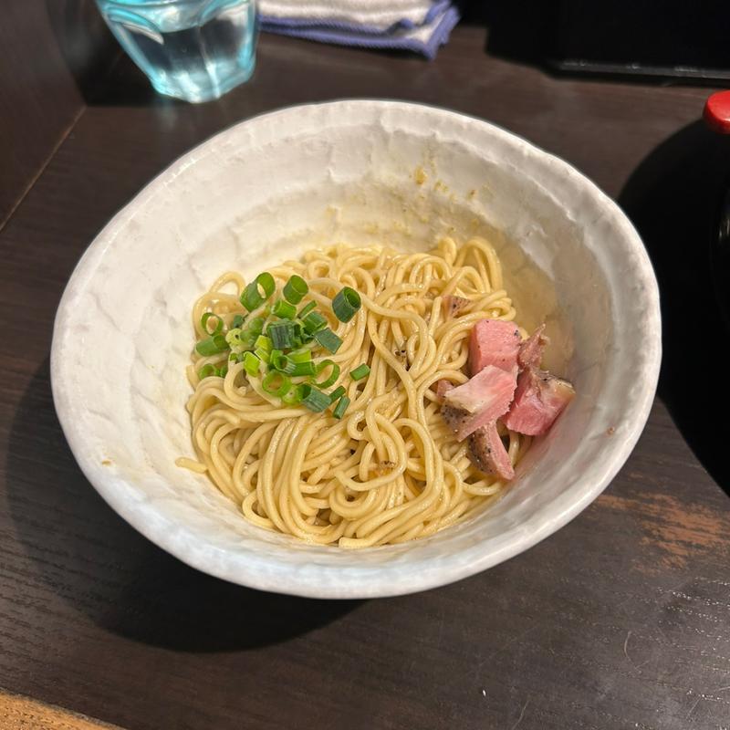 ムール貝オイルの和え玉(麺処 夏海 )