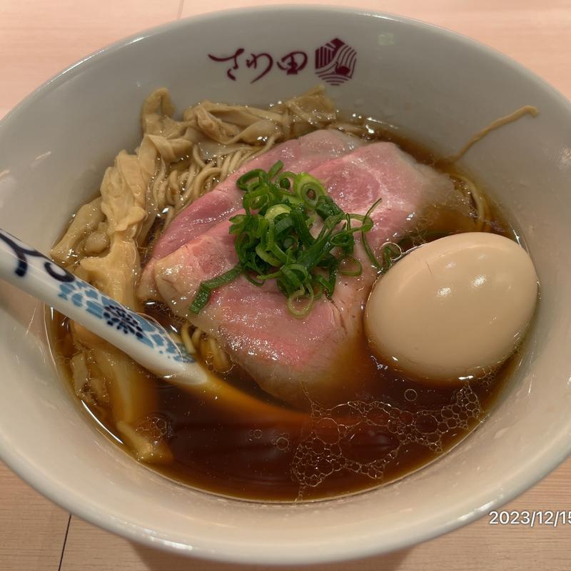 鴨と大山どり 鴨だし 中華そば　特製(鴨そば さわ田)