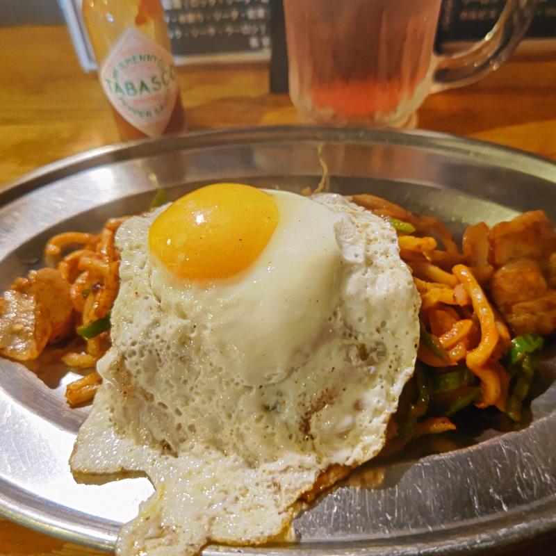 大将のナポリタン(野毛焼きそばセンター まるき 野毛本店)