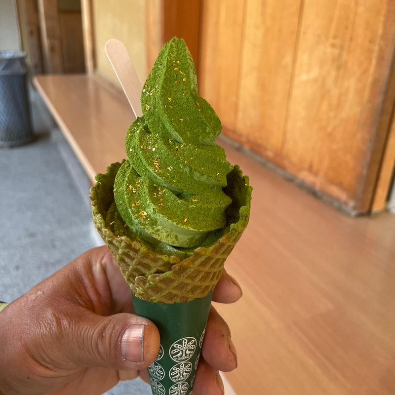 プレミアム宇治抹茶ソフト(豆政)