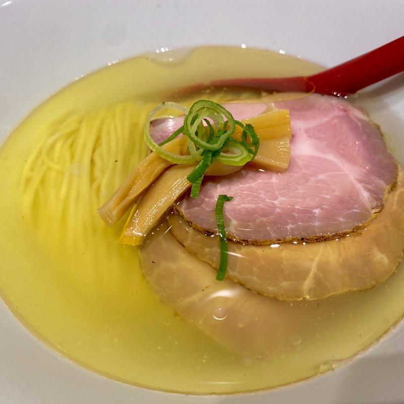 名古屋コーチンの炙り肉中華そば 塩(寿製麺よしかわ 西台駅前店)