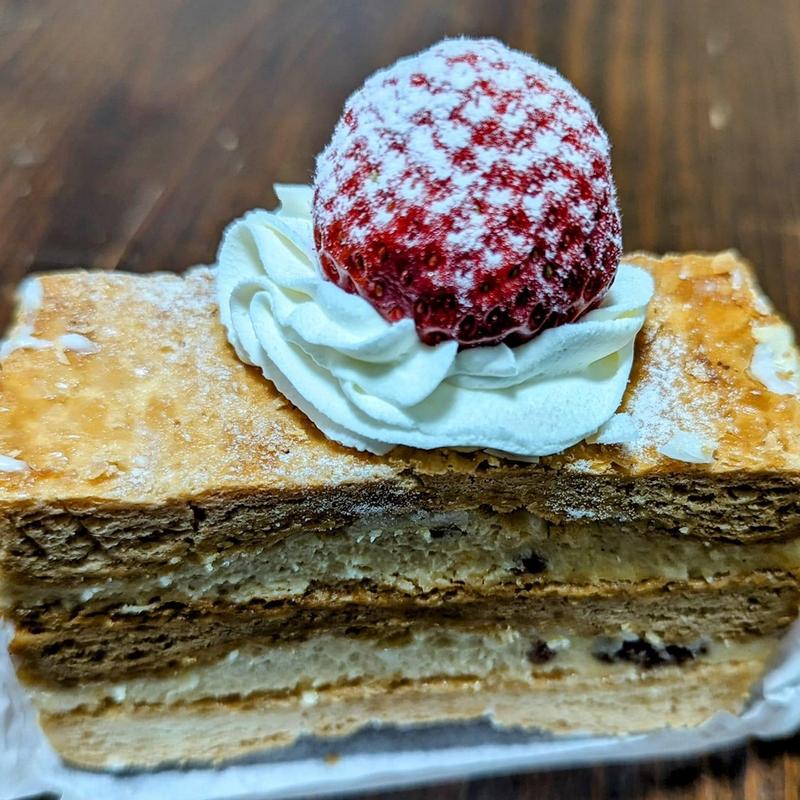 いちごのミルフィーユ(不二家レストラン 西永福店)