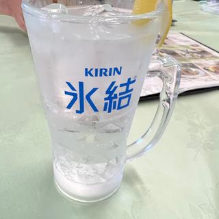 氷結レモン　メガジョッキ(板倉ゴルフ場レストラン )