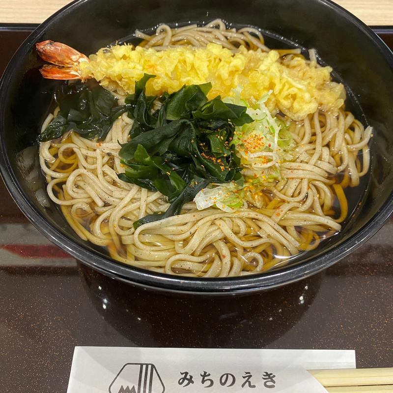 海老天蕎麦(道の駅　富士川)