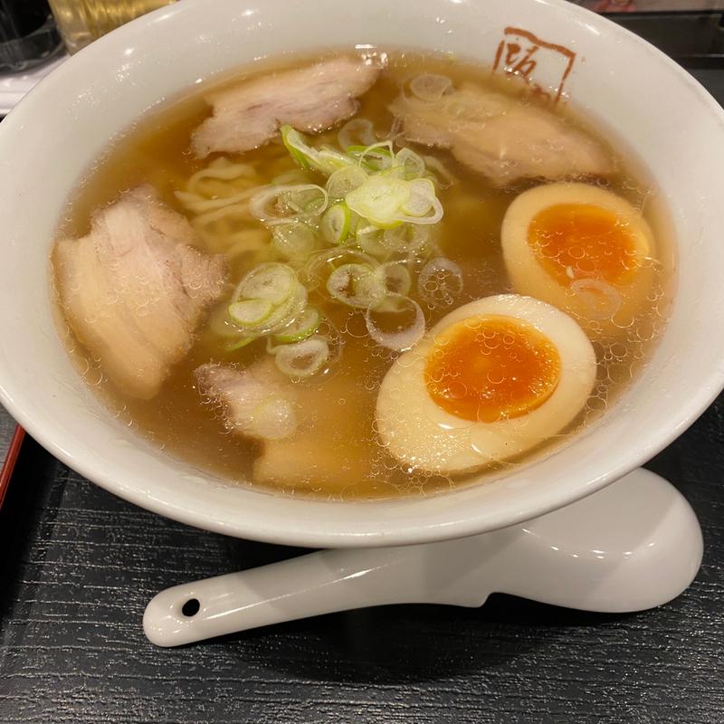 ラーメン　味付玉子トッピング(喜多方ラーメン坂内 名古屋守山店)