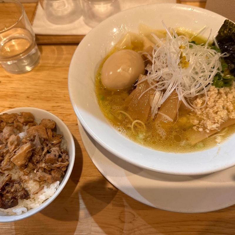 特製とりそば(らーめん天神下 大喜)