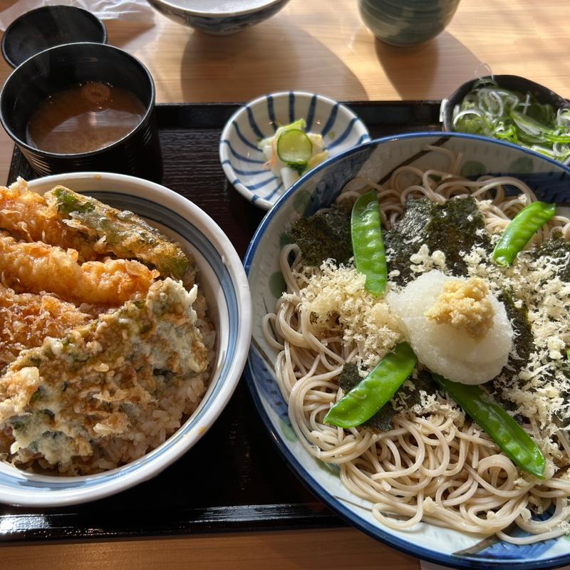 磯おろしセット(戸隠そば 草薙店)