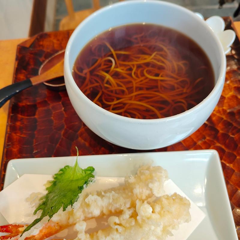 海老天そば (温)(そば㐂り よし田)