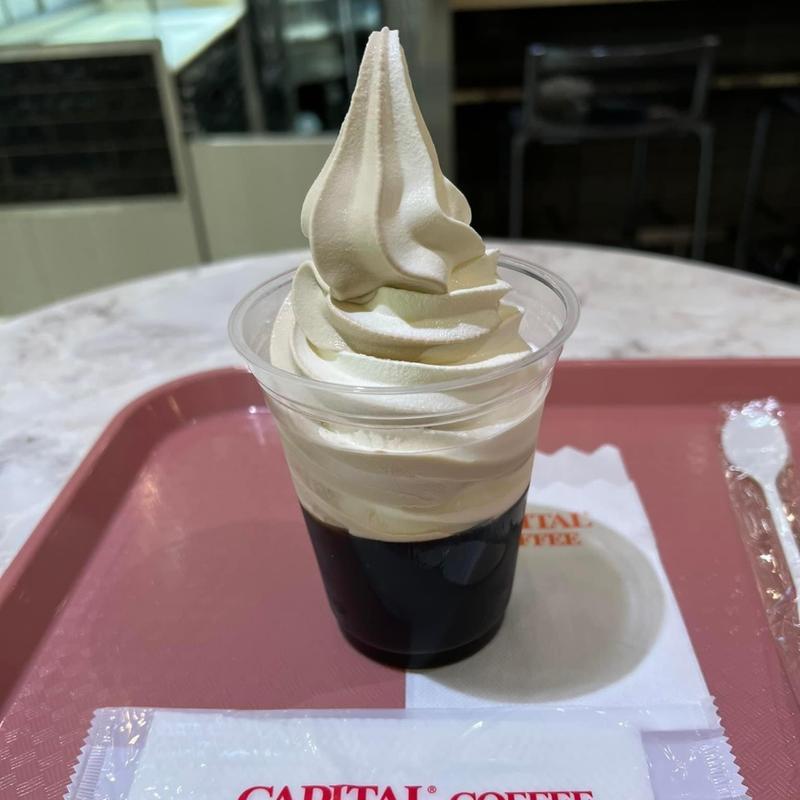 コーヒーゼリーミックスソフト(キャピタルコーヒー　渋谷ヒカリエ店)