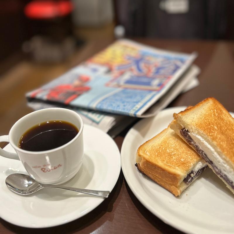 小倉トーストセット(エビアン エスパル店)