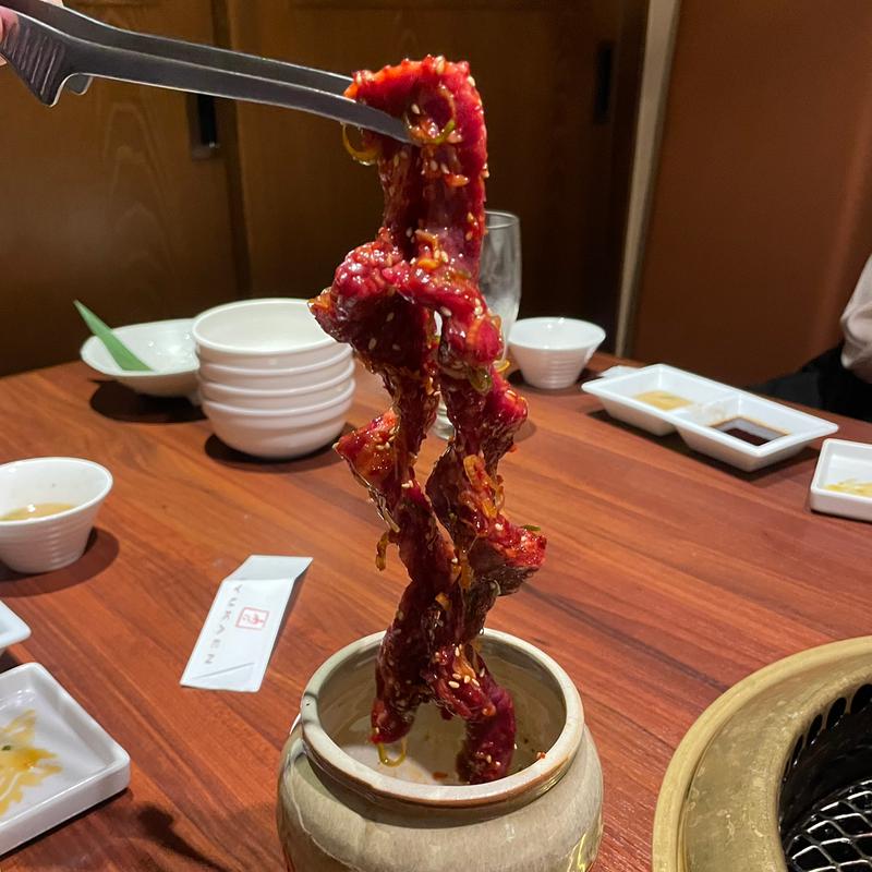 壺漬けカルビ(焼肉 龍華園)