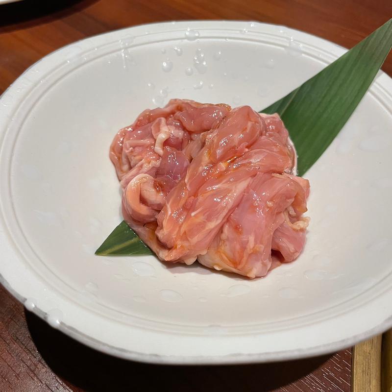 若鶏せせりの照り焼き(焼肉 龍華園)