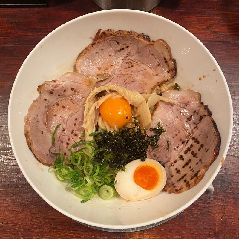 チャーシュー油そば(毘沙門天)