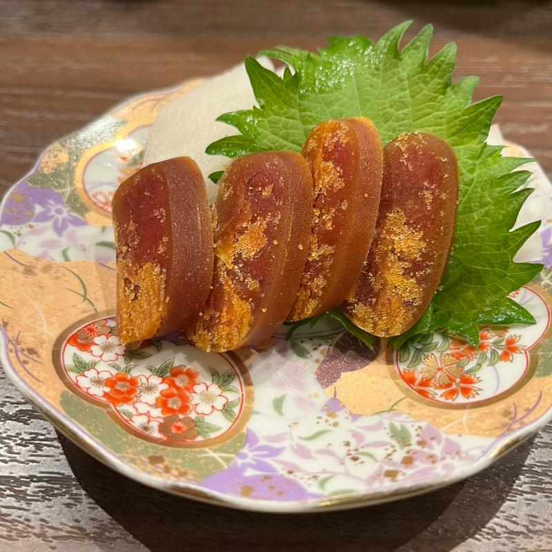 自家製からすみ(天びん棒)