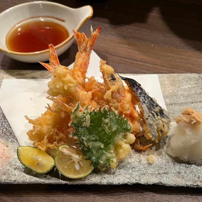 車海老天麩羅(天びん棒)