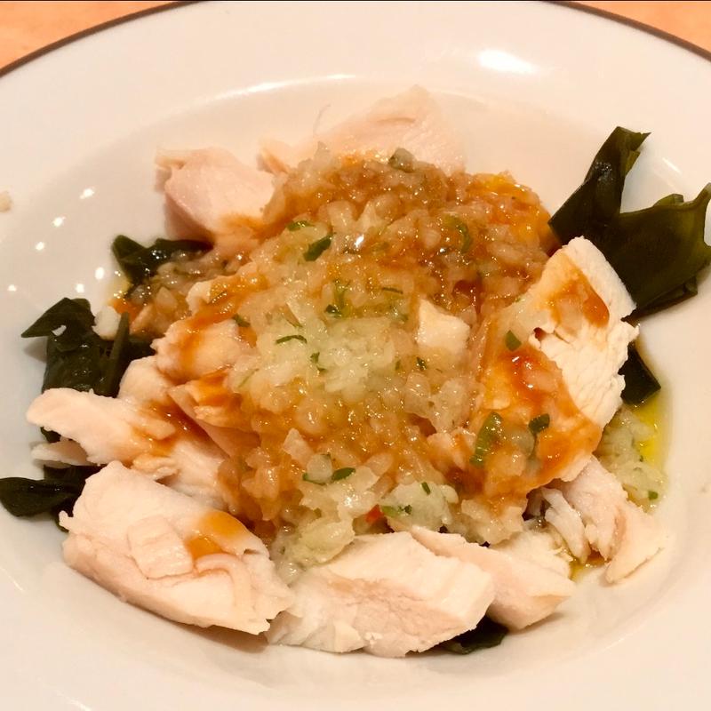 蒸し鶏の香味ソース(サイゼリヤ テラッセ納屋橋店)