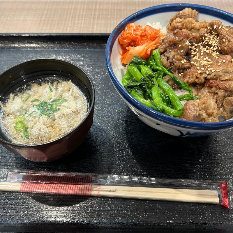 カルビ焼肉丼(炭火焼肉丼 匠)