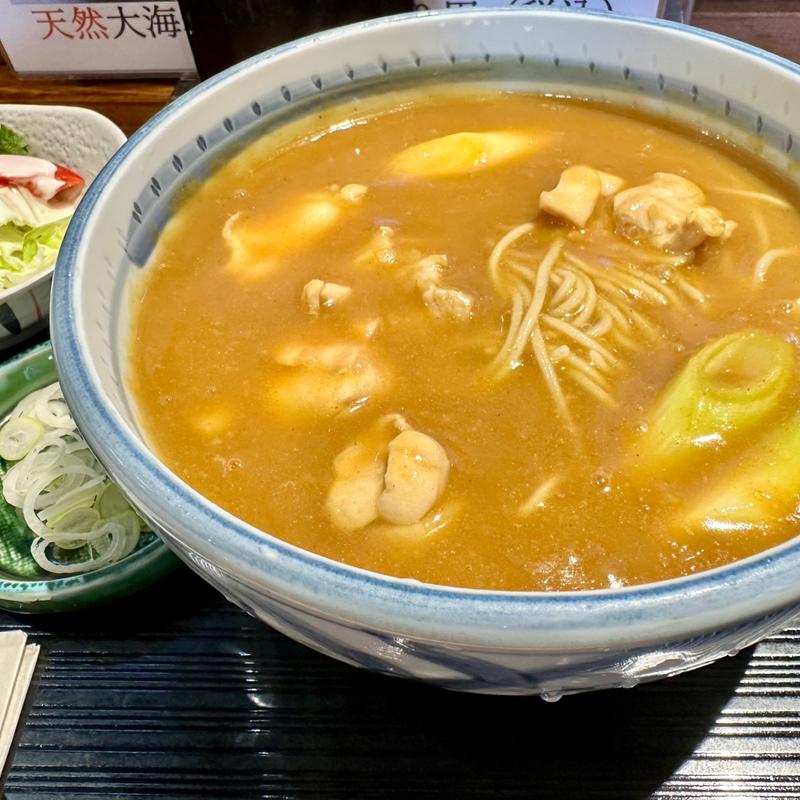 カレー南蛮(そば茶屋　薮 （やぶ）)