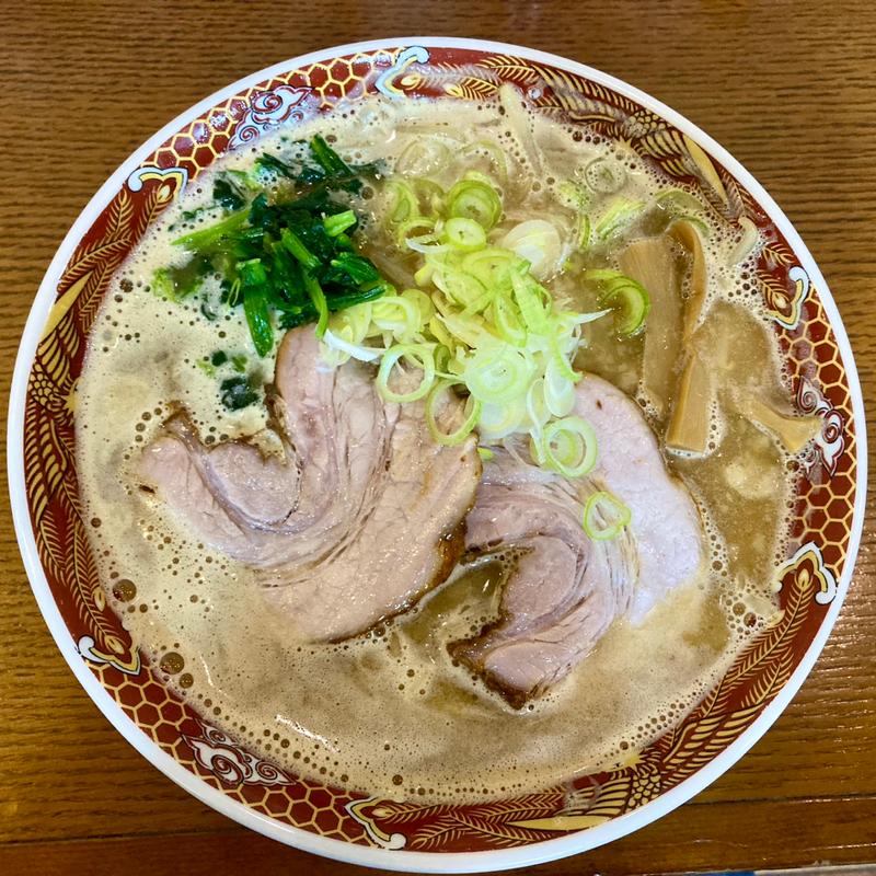 背脂醤油らーめん(自家製手もみ麺ラーメン赤松)