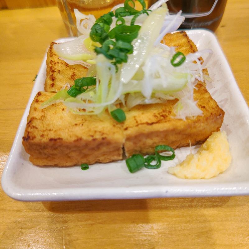 ねぎだく厚揚げ(立呑ペンタゴン)