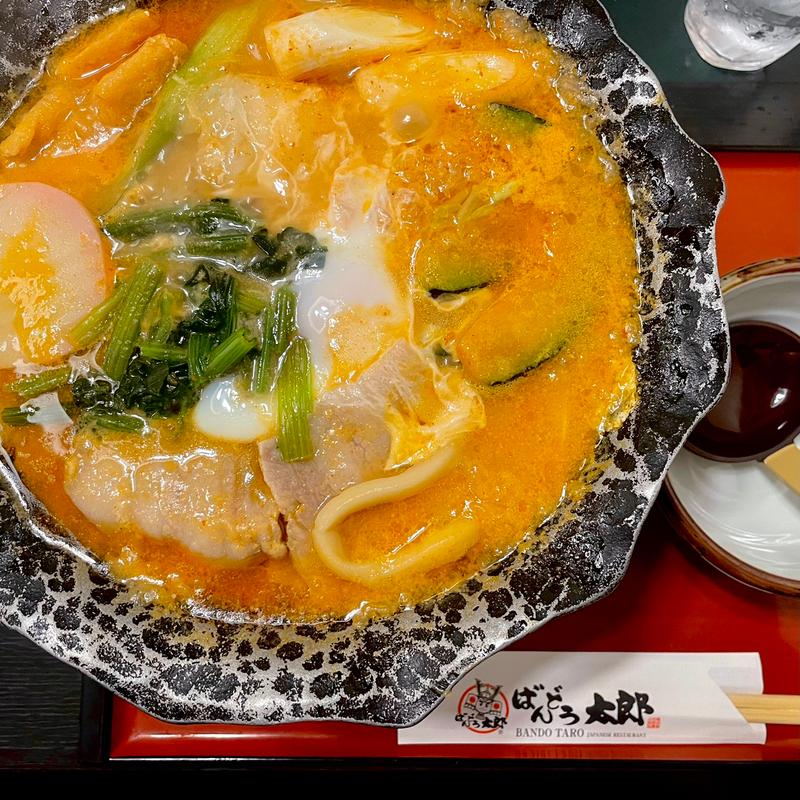 白まるごま味噌煮込みうどん(ばんどう太郎 東海店 )