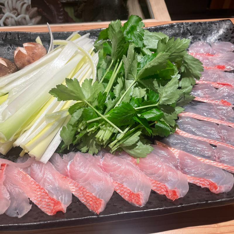 鯛しゃぶ(金ちゃん鮨)