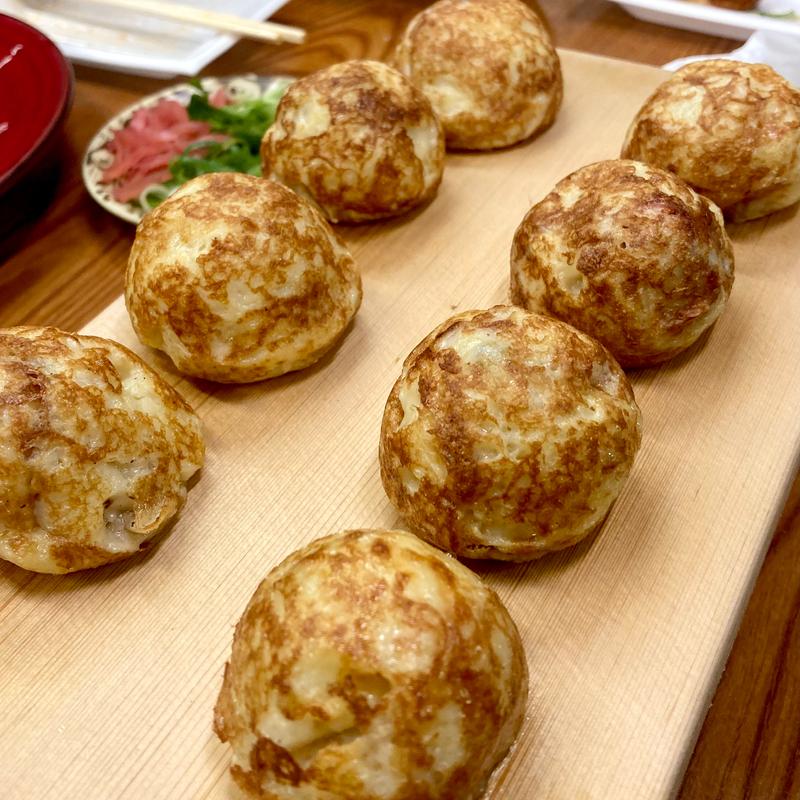 大タコ入り明石焼き(あべのたこやき やまちゃん2号店)