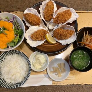 牡蠣フライ定食(おひつ屋 イオンモール広島祇園店)