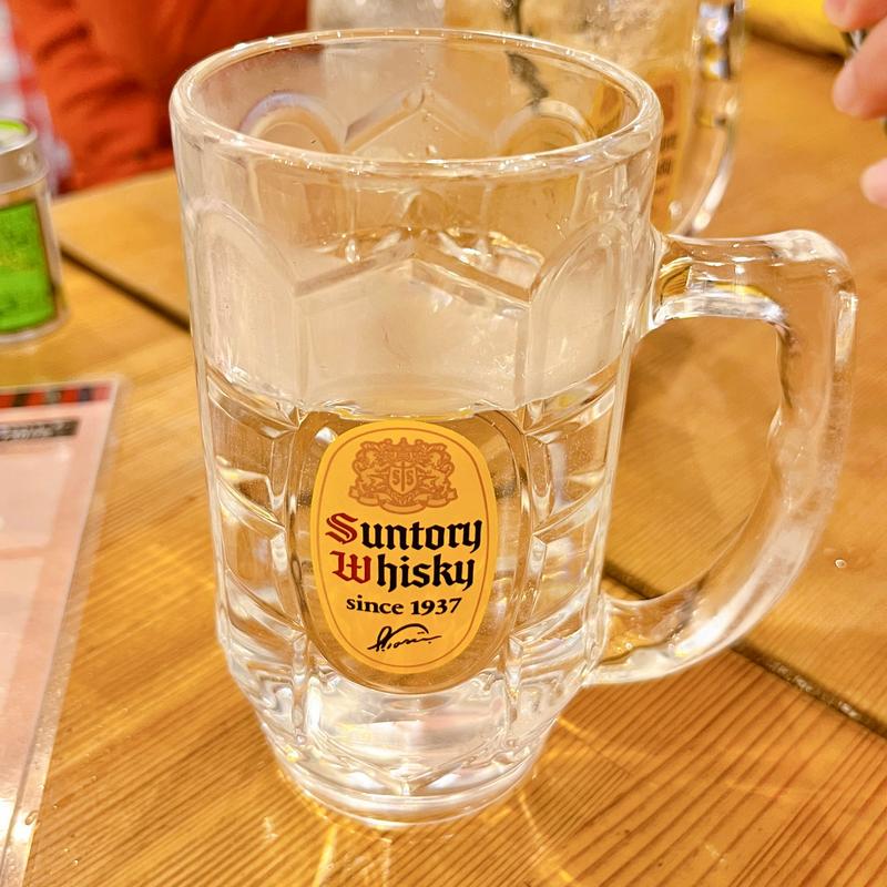 黒霧島(芋)お湯割り(ビーフキッチンスタンド)