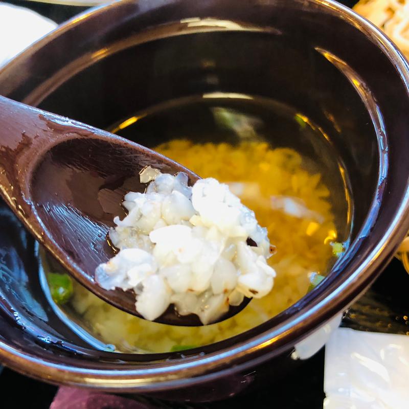 そば粥_お蕎麦の定食(藤のそば屋)