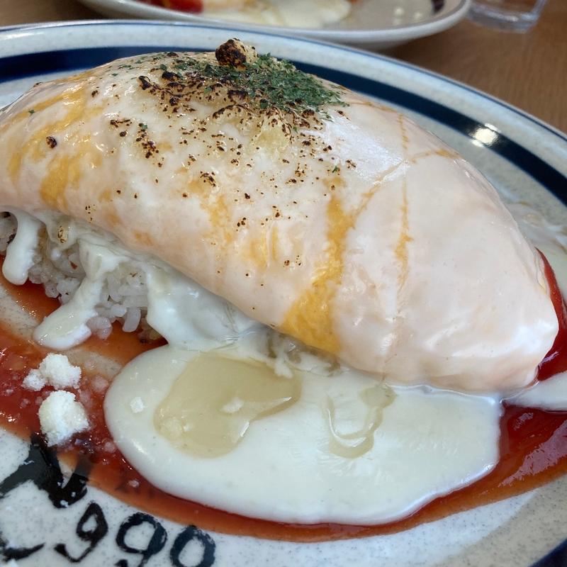 クワトロソースのオムライス(えぐぅ～ カフェ 国分寺店 （eggg Cafe）)