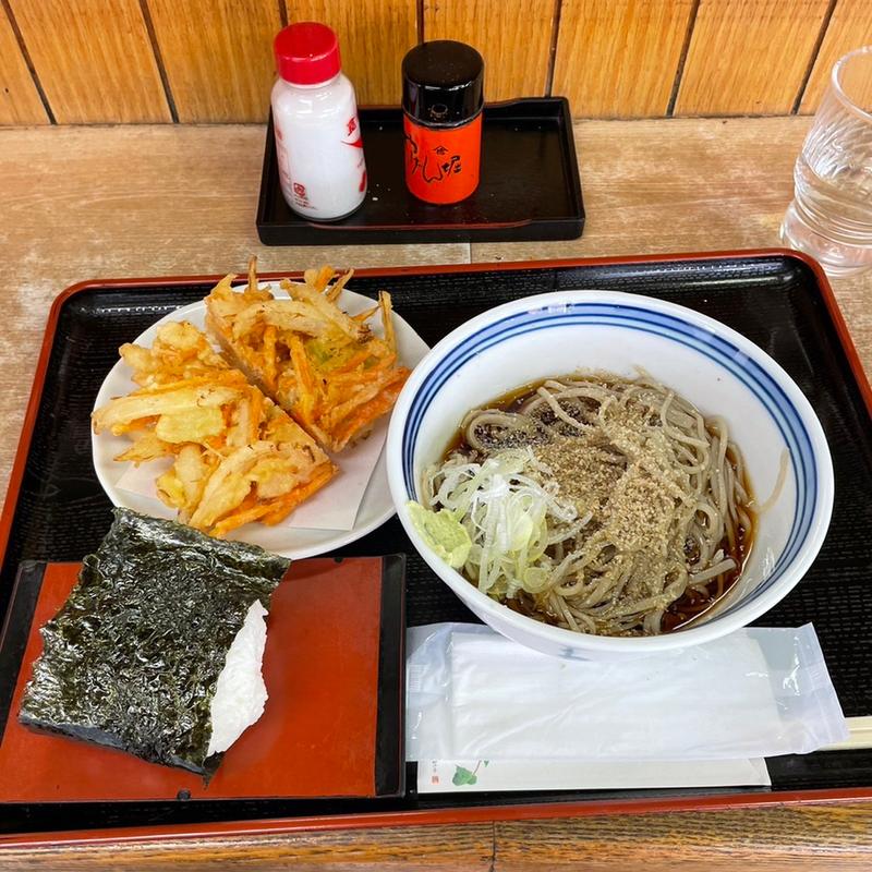かき揚げそ（冷やし）おにぎり(ねぎどん )