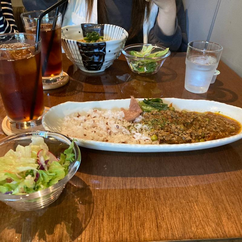 あめ色たまねぎのキーマカレー(史跡の駅 おたカフェ)