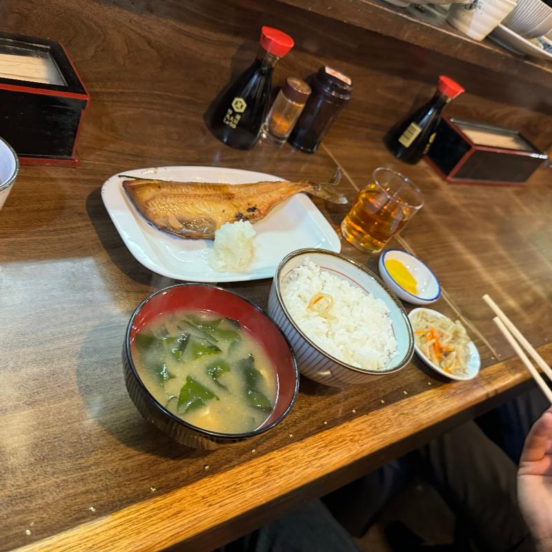 ホッケ焼定食(うしお)