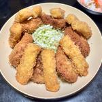 フライ盛り(メンチカツ、イカフライ)(ベルクス 東墨田店)