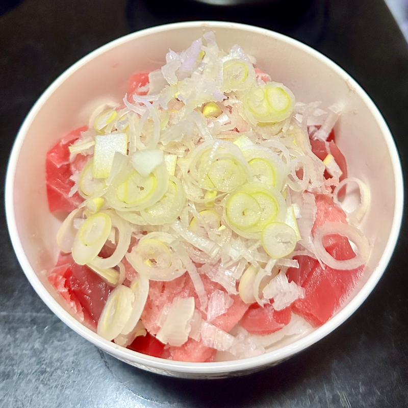 マグロねぎトロ丼(オーケー 八千代緑が丘店)