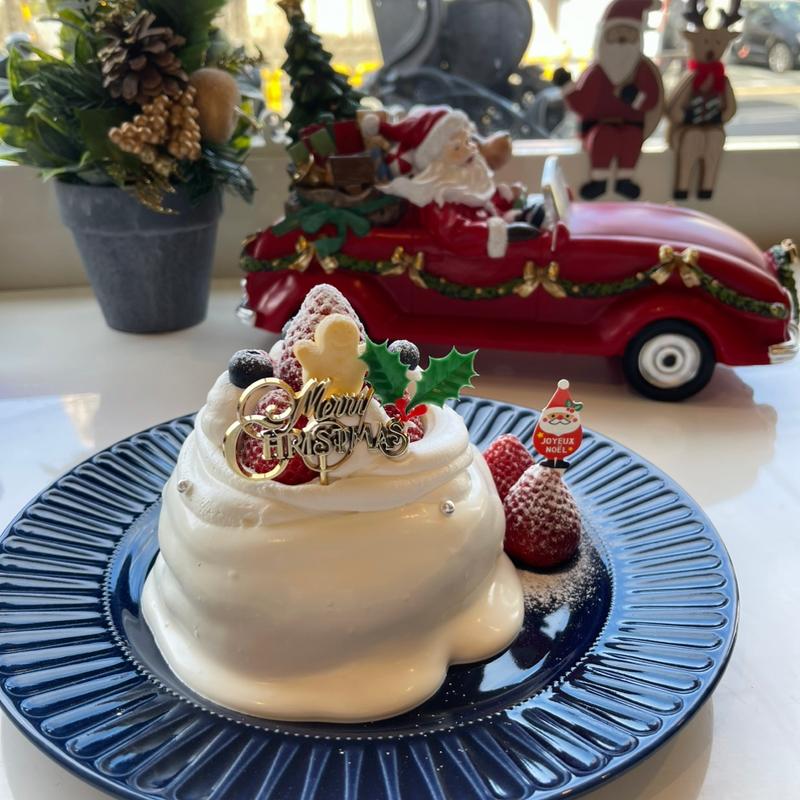 クリスマスパンケーキ(カフェシュシュ)