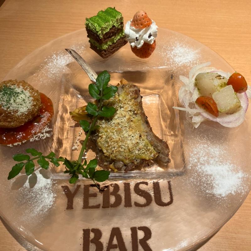 クリスマスプレート(ヱビスバー 札幌アピア店 (YEBISU BAR Sapporo Apia))