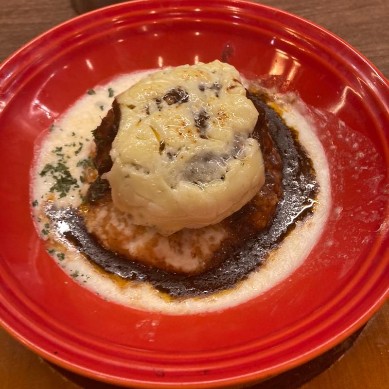 煮込みハンバーグドリア(Cheeseとはちみつ)